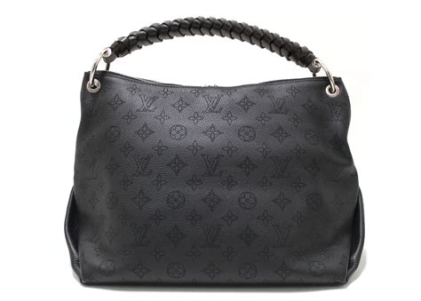 louis vuitton black hobo bag